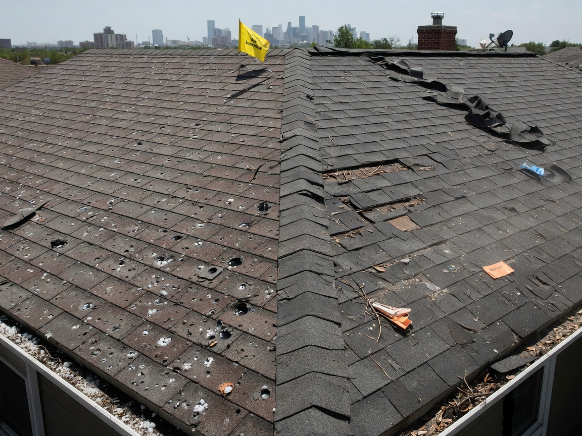 Hail Damage Roof Replacement in Richmond