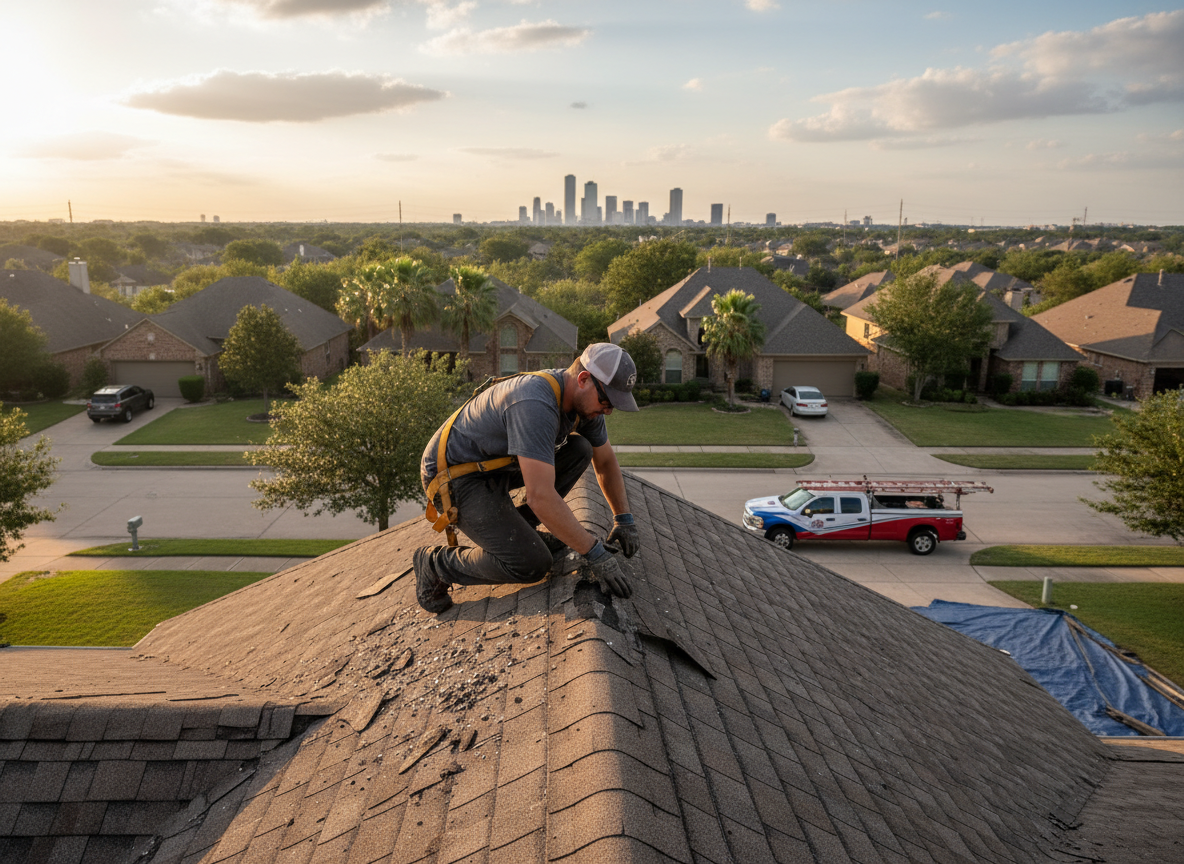 Hail Damage Roof Replacement in Plainfield