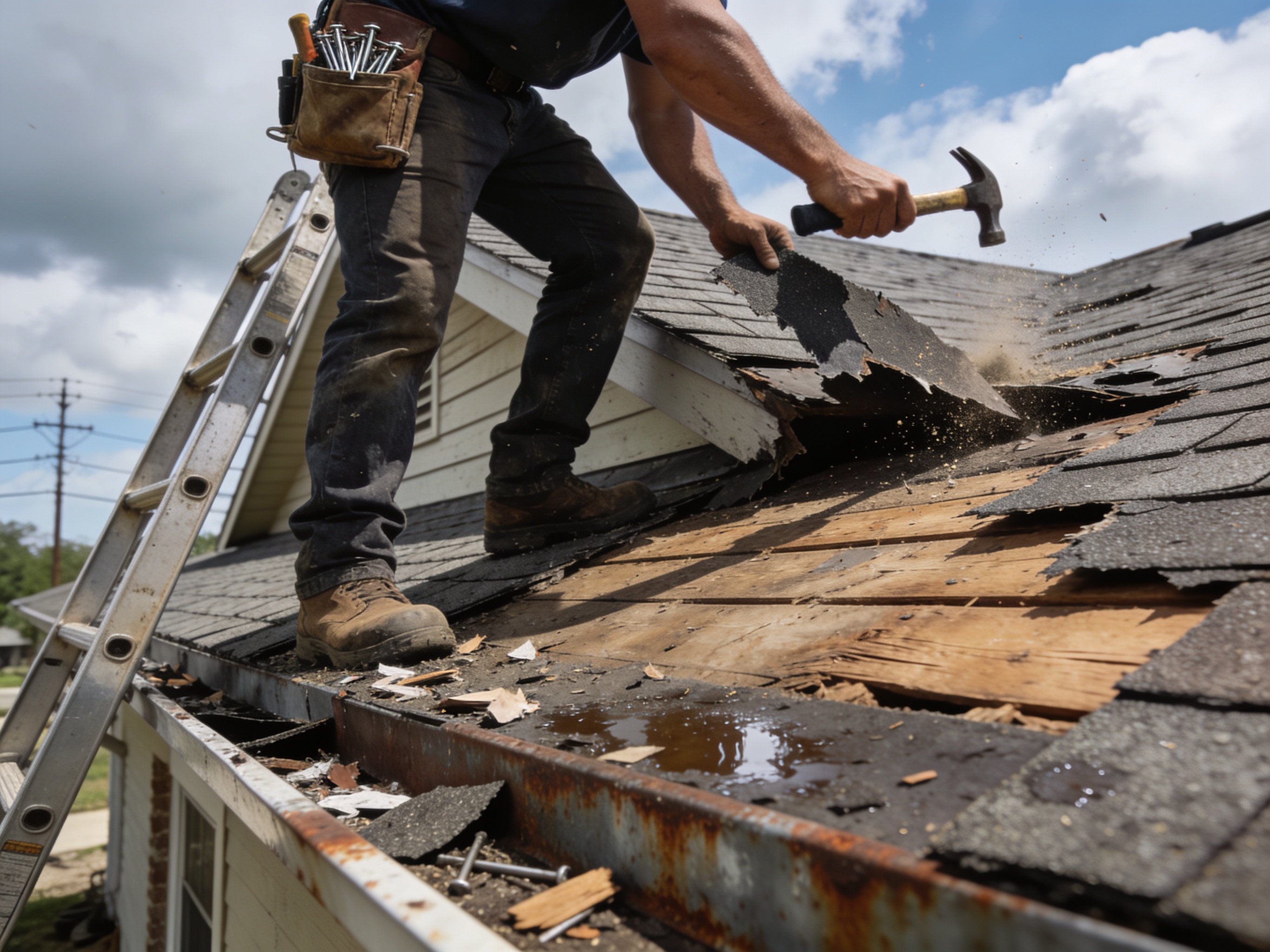 Hail Damage Roof Replacement in Tomball